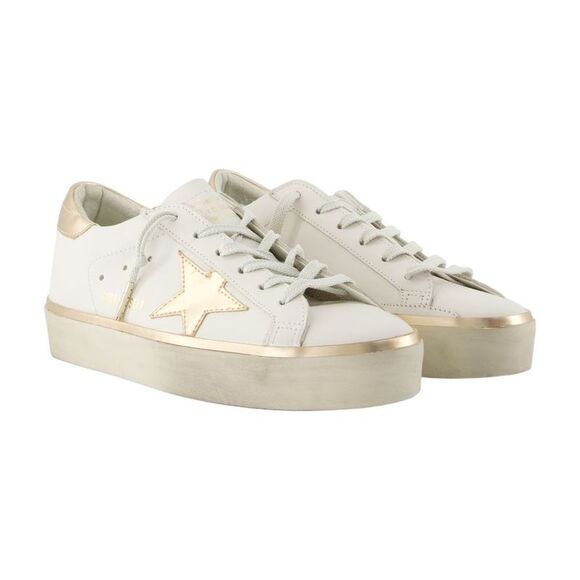 Hi Star Sneakers - Golden Goose Deluxe Brand - Leather - White - Picture 2 of 2